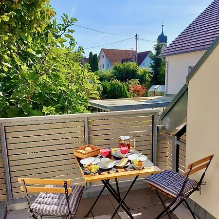 Ruhige 2-Zimmer Ferienwohnung Fewo Bodensee Энинген Экстерьер фото